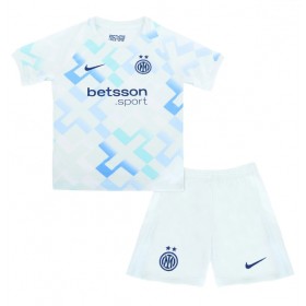 Baby Fußballbekleidung Inter Milan Auswärtstrikot 2025-26 Kurzarm (+ kurze hosen)